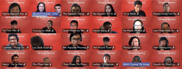 Company update - All-hands meeting - a virtual event - attracted more than 300 participants